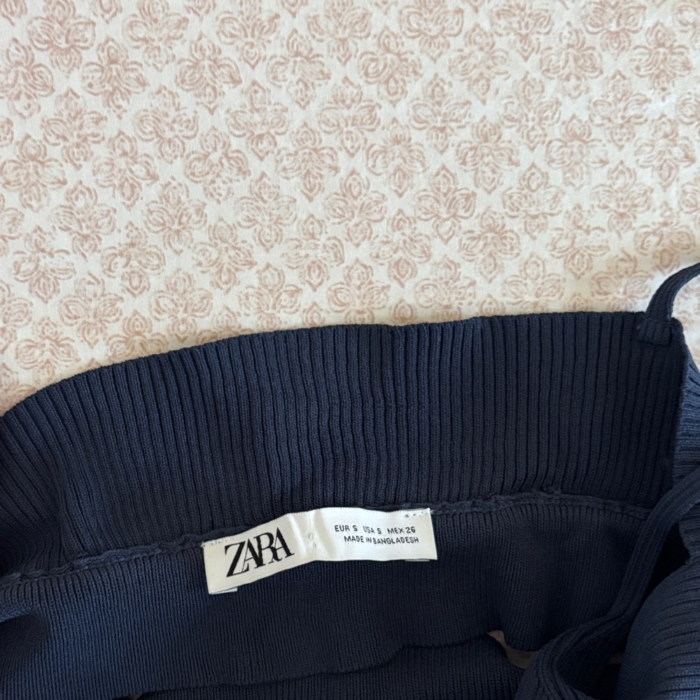Zara Midnight Ribbed Bralette - Picture 4 of 4